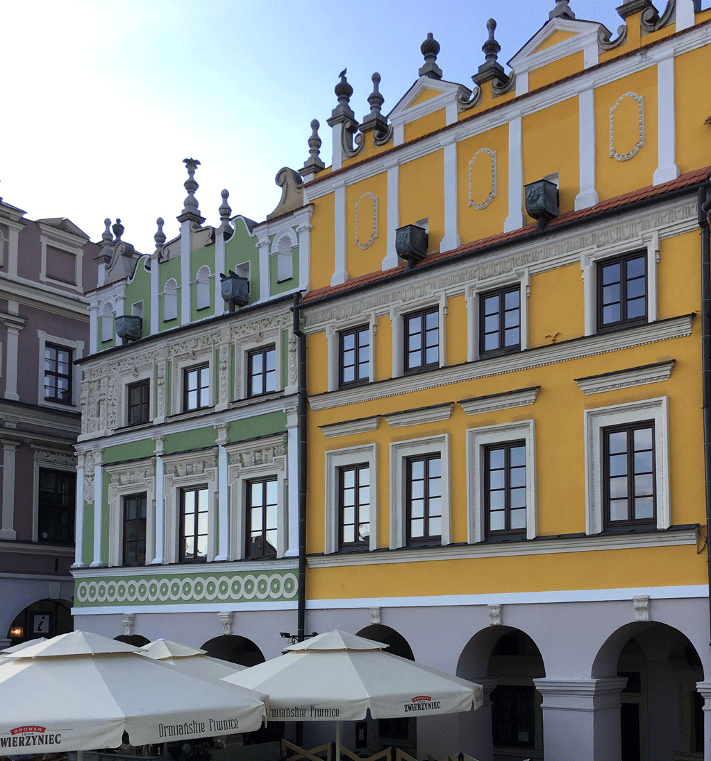 Postcard 17 Armenian Houses in Zamosc L o i r e D a i l y P h o t o